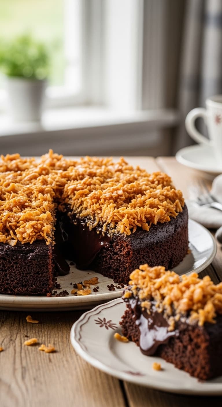 Kladdkaka med kokostosca
